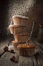 brown wicker basket on black table